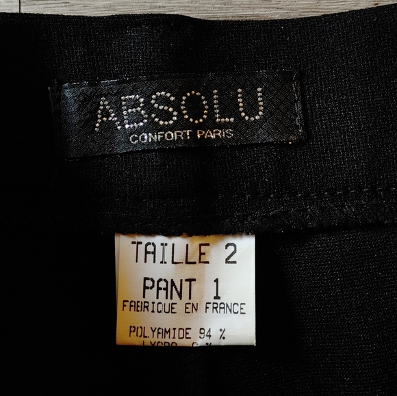 ABSOLU PARIS Vintage High Waisted Straight Leg Pants - Picture 9 of 10